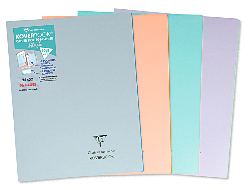CLAIREFONTAINE CAHIER PIQUE 24X32 CLAIREFONTAINE 96P KOVERBOOK BLUSH CLAIREFONTAINE code EAN 3037929814712 