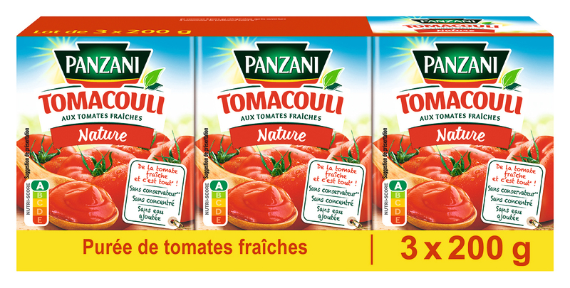 SAUCE TOMACOULI AUX TOMATES FRAÎCHES Panzani