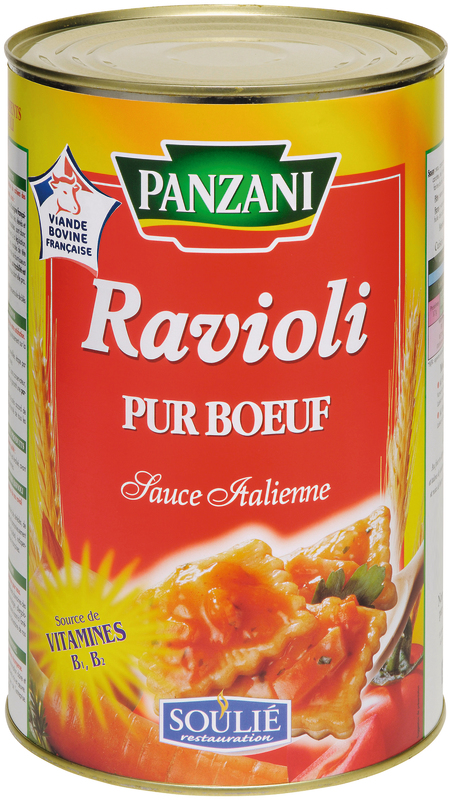 RAVIOLI PUR BOEUF SAUCE ITALIENNE PANZANI