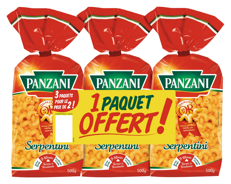 PÂTES SERPENTINI PANZANI
