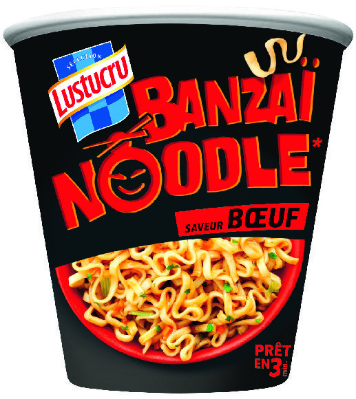  BANZAÏ NOODLES LUSTUCRU code EAN 3038359003363 