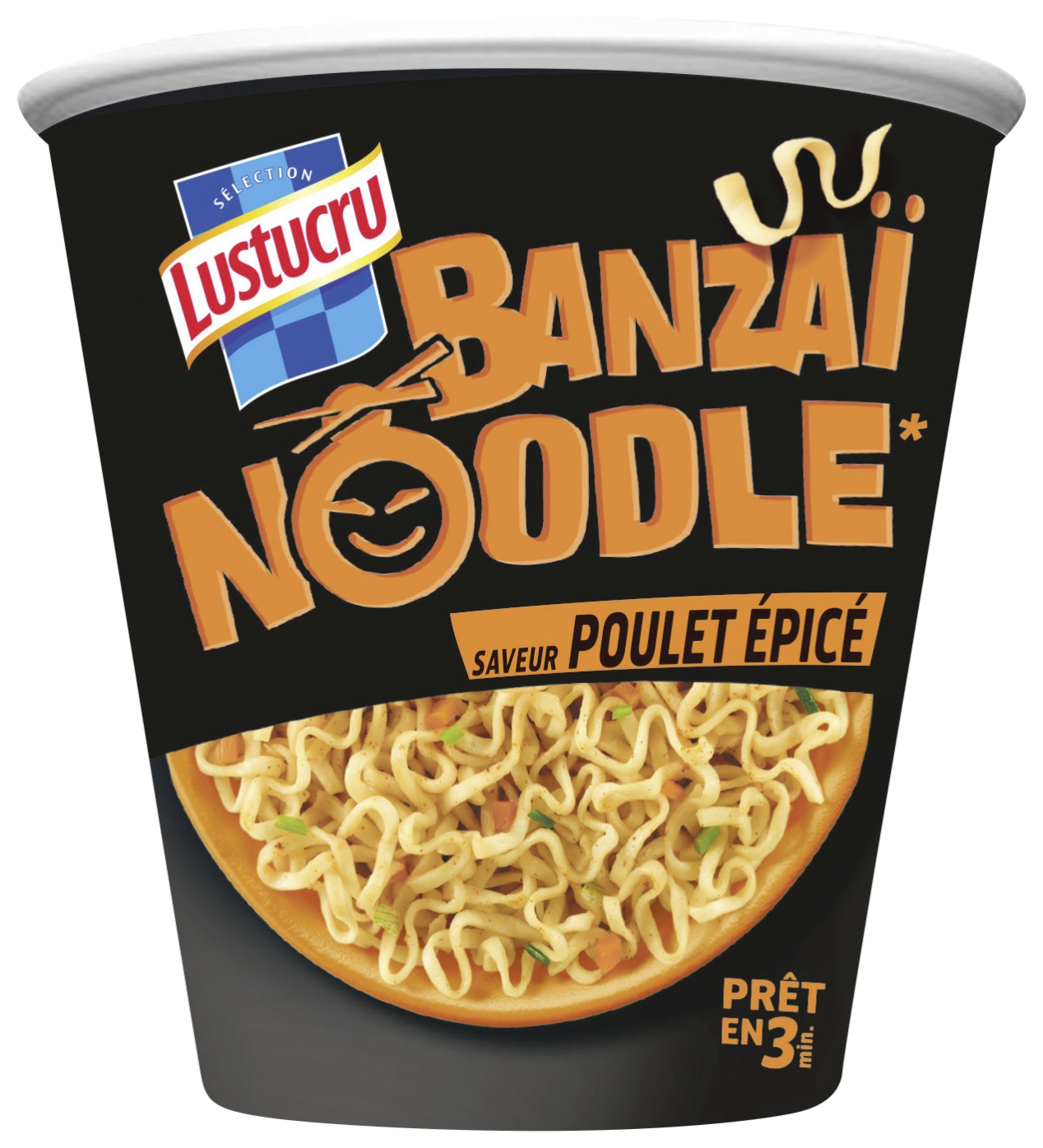 Banzaï noodle poulet épicé Lustucru