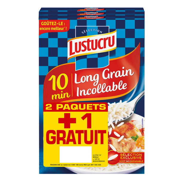 Riz long grain incollable 10 minutes