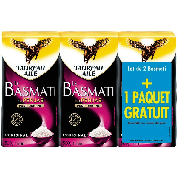 RIZ LE BASMATI TAUREAU AILÉ 3038359007514 taureau-aile RIZ LE BASMATI TAUREAU AILÉ 3038359007514 taureau-aile
