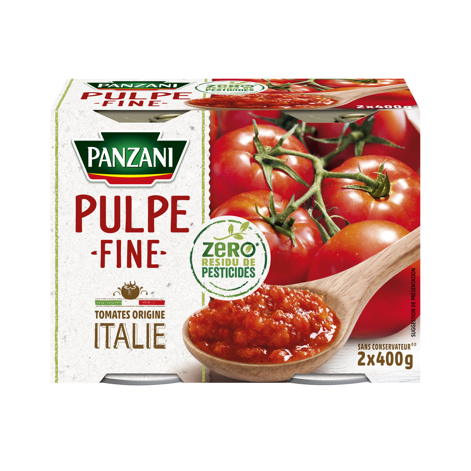 Pulpes fine de tomates PANZANI