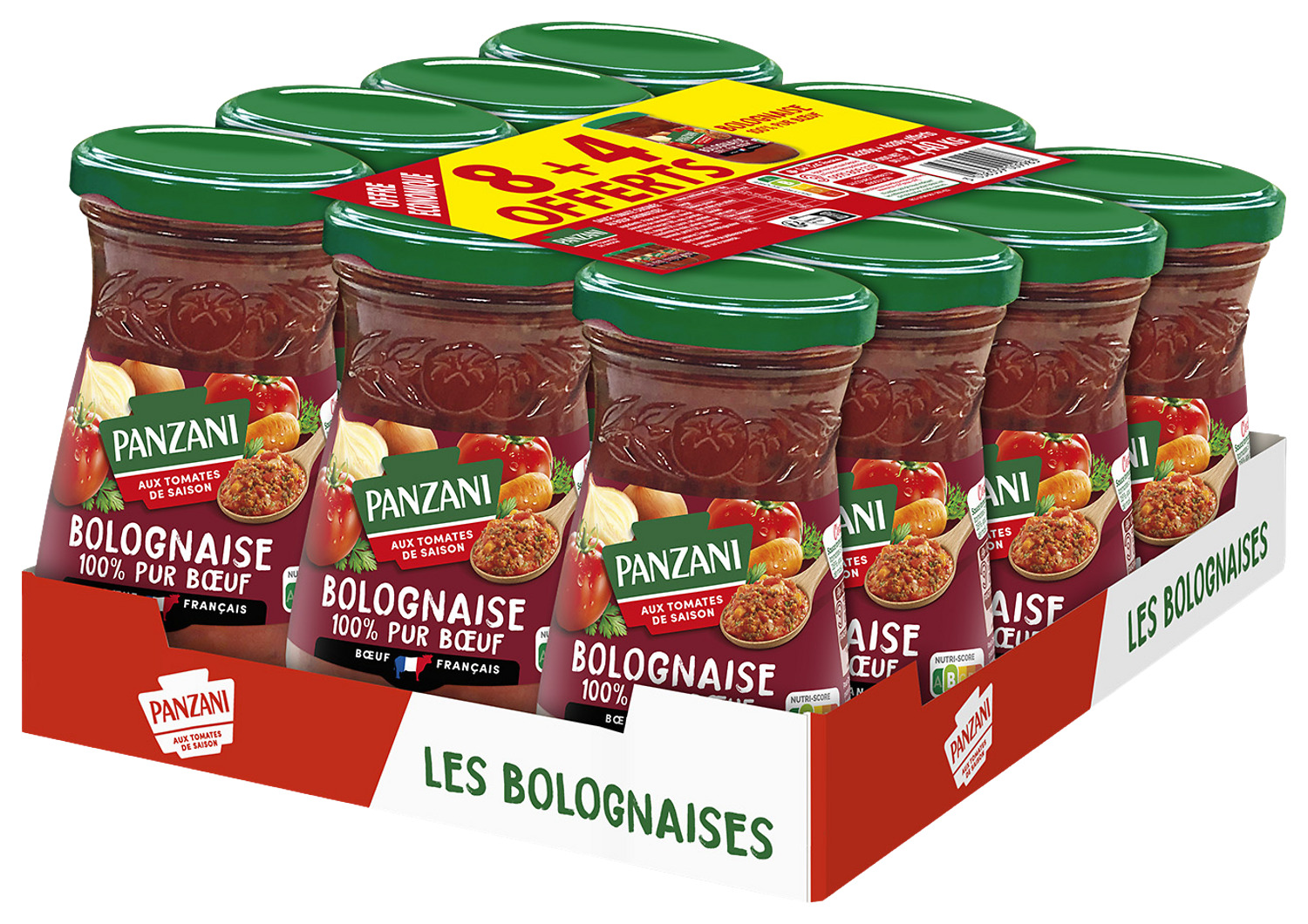  SAUCE BOLOGNAISE PUR BOEUF PANZANI code EAN 3038359009983 