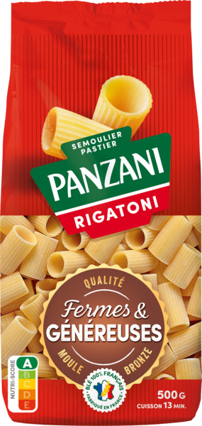 PANZANI Pâtes Fermes Et Généreuses Rigatoni Panzani code EAN 3038359913259 