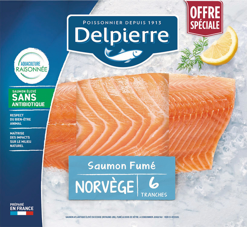 SAUMON FUMÉ   NORVÈGE (1) delpierre