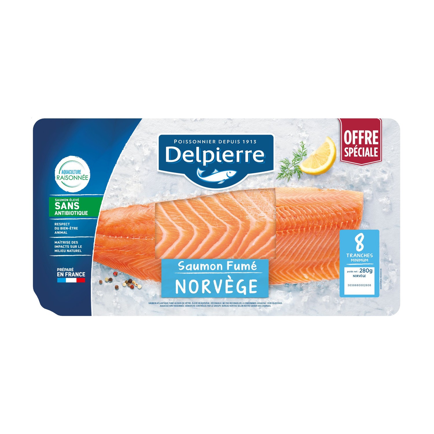 Saumon fumé de Norvège DELPIERRE