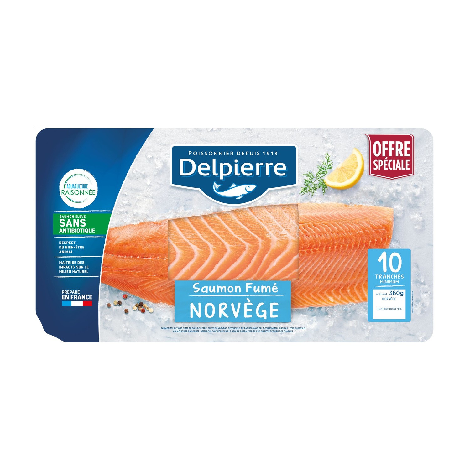 Saumon fumé de Norvège DELPIERRE