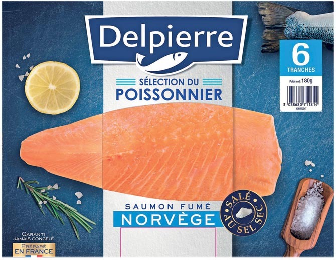 SAUMON FUMÉ DE NORVÈGE “DELPIERRE”**