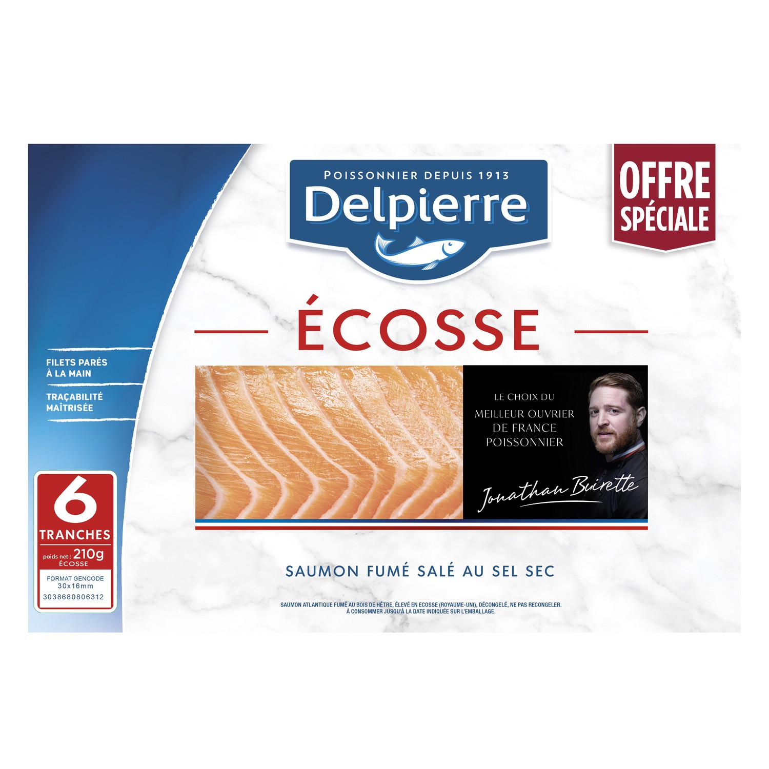 Saumon fumé d'Ecosse DELPIERRE