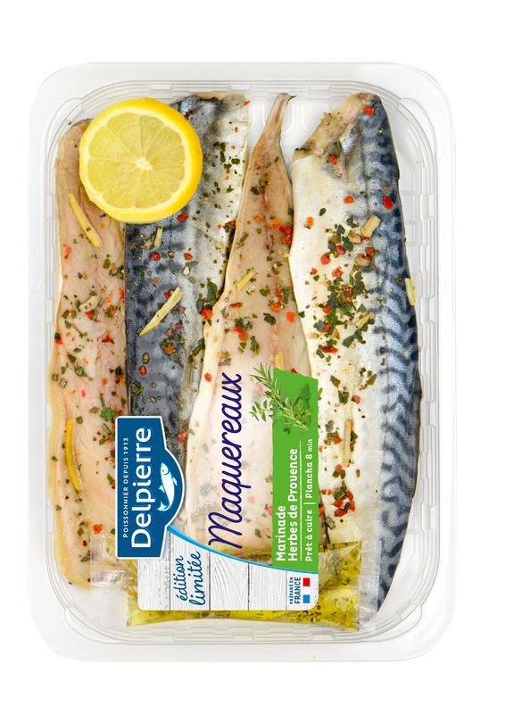 FILETS DE MAQUEREAUX CITRONS HERBES DE PROVENCE...