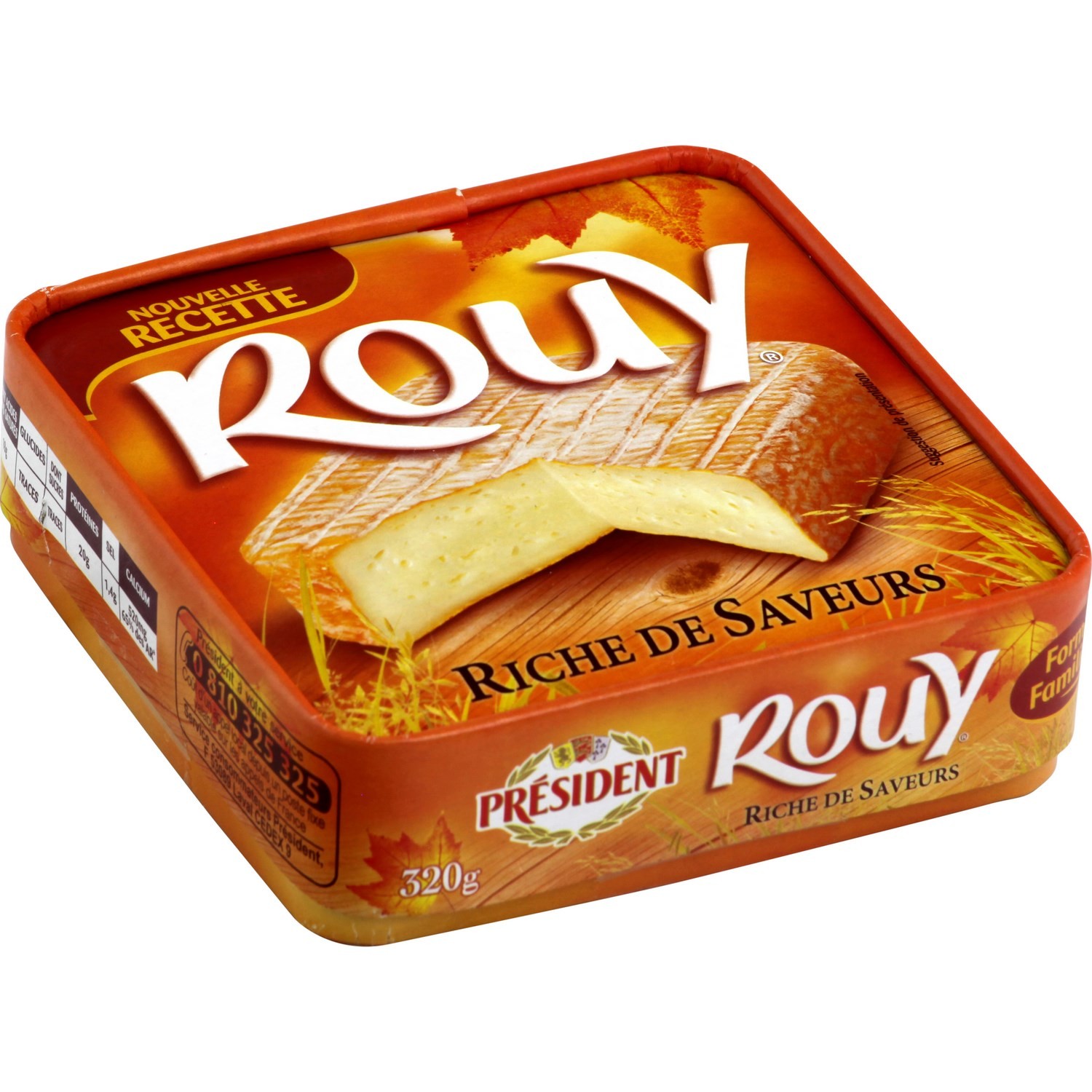 ROUY Fromage Rouy PRESIDENT code EAN 3038910004792 