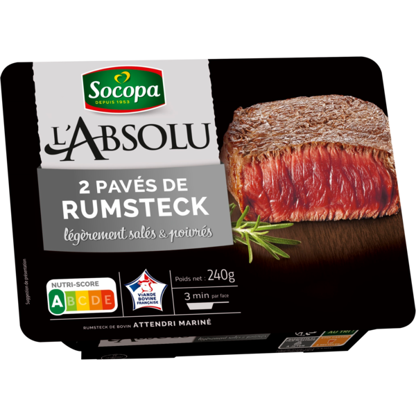  2 Pavés De Rumsteck Socopa code EAN 3039050144430 