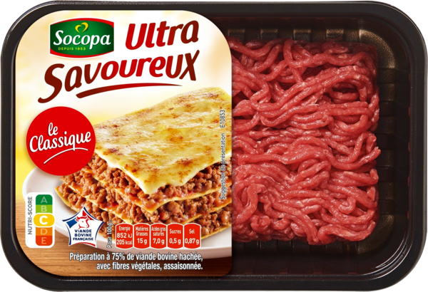 SOCOPA ULTRA SAVOUREUX AU BŒUF SOCOPA code EAN 3039050354020 