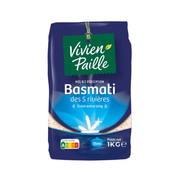 VIVIEN PAILLE Riz Basmati code EAN 3039822474192 
