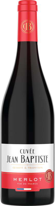 Cuvée Jean Baptiste Merlo rouge code EAN 3040072657150 