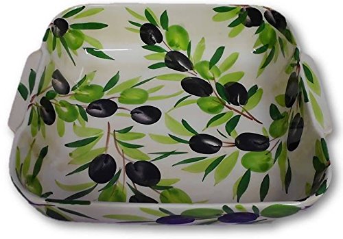 Charisma Geschenke Bassano Céramique italienne plat à four Olive beige neuf code EAN 3040326855882 