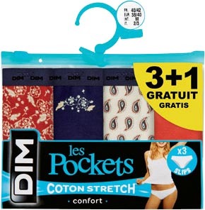 LOT DE SLIP OU BOXER 3 + 1 GRATUIT