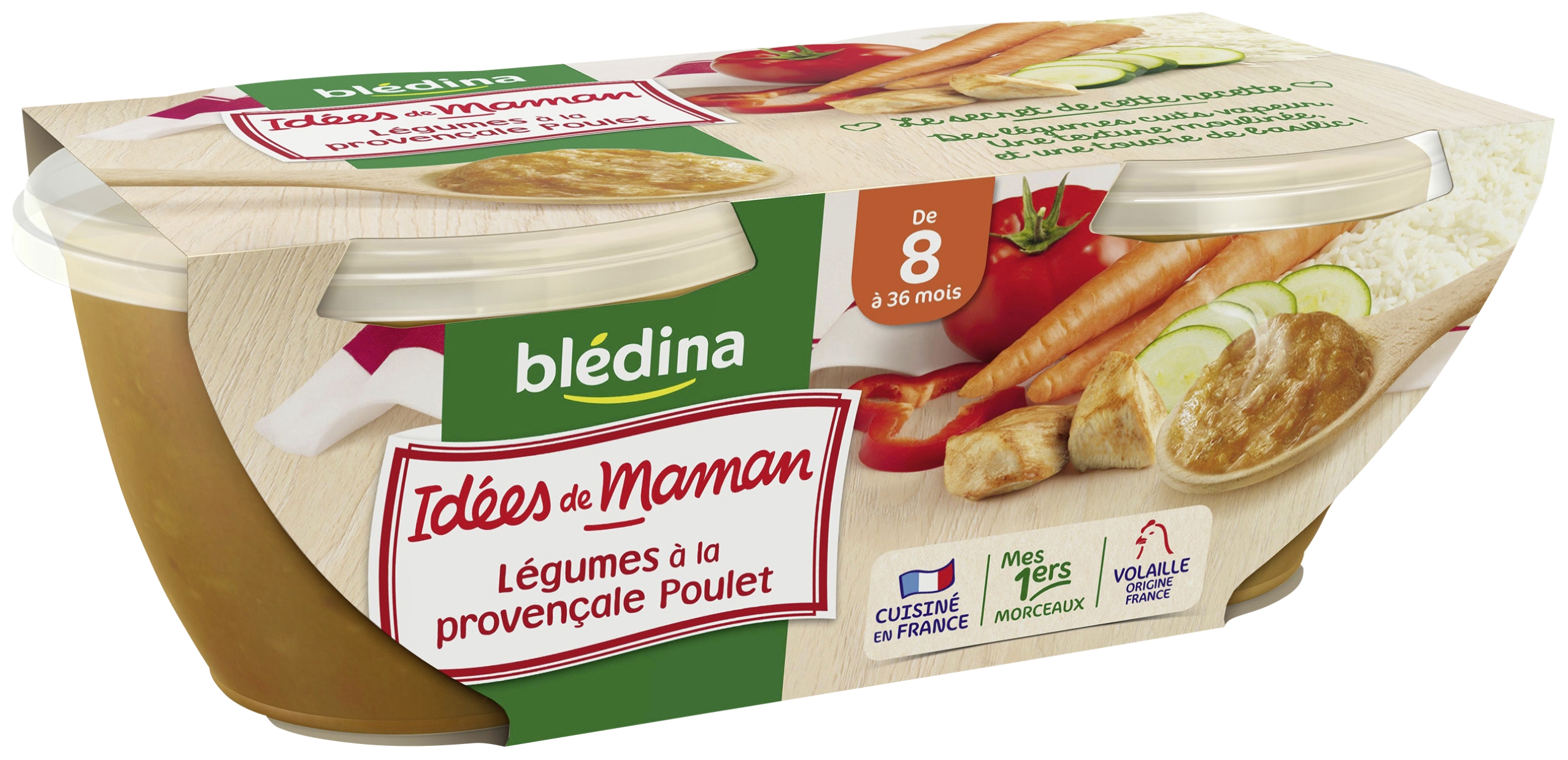 Légumes à la provençale poulet