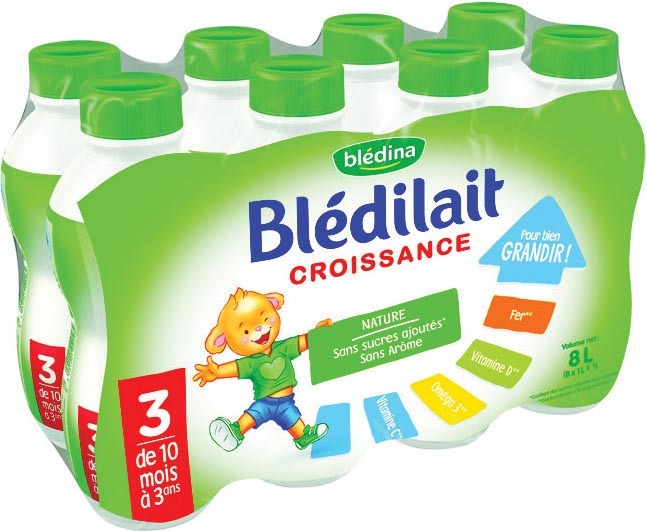  LAIT DE CROISSANCE POUR ENFANTS “BLÉDILAIT” code EAN 3041091022493 