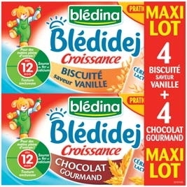  ASSORTIMENT LAIT ET CÉRÉALES “BLÉDIDÈJ” code EAN 3041091075932 