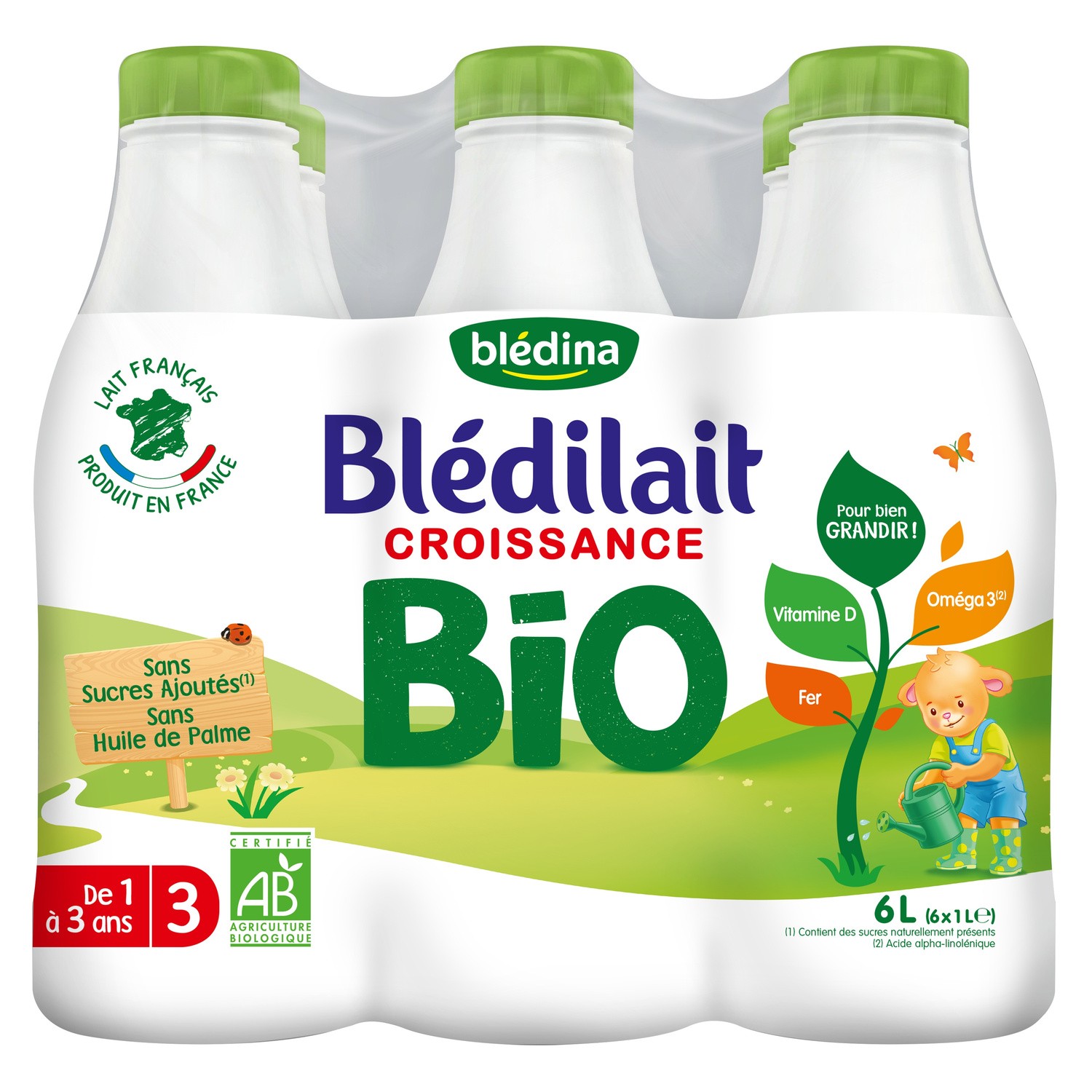 Blédilait bio 12 mois à 3 ans