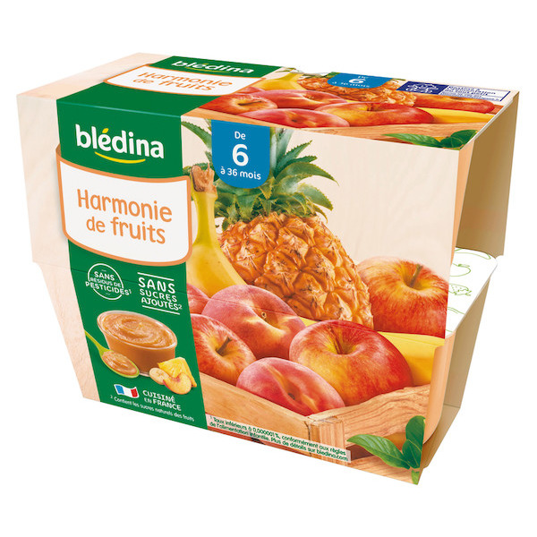 COUPELLES DE FRUITS BLÉDINA