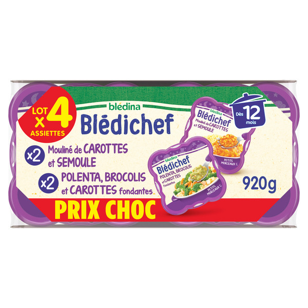 BLÉDINA Assiettes Blédichef "Prix Choc" code EAN 3041091964793 