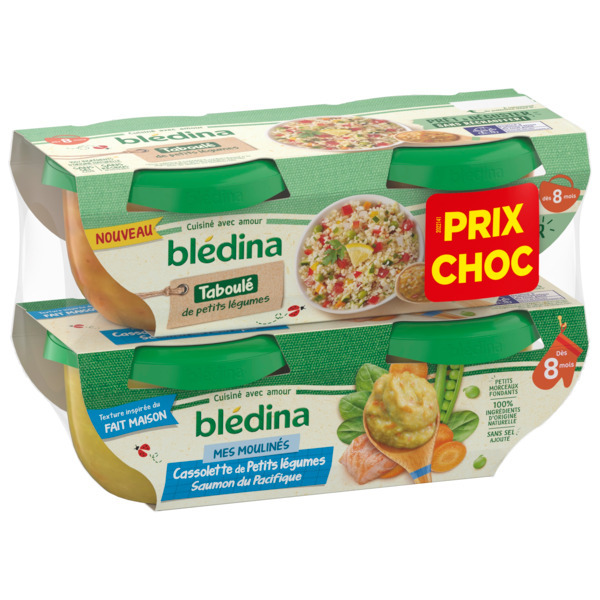  Bols Mes Moulinés Blédina  code EAN 3041091964823 