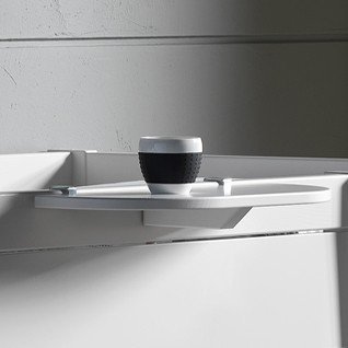 - etagère supendue laqué blanc 2x50x21