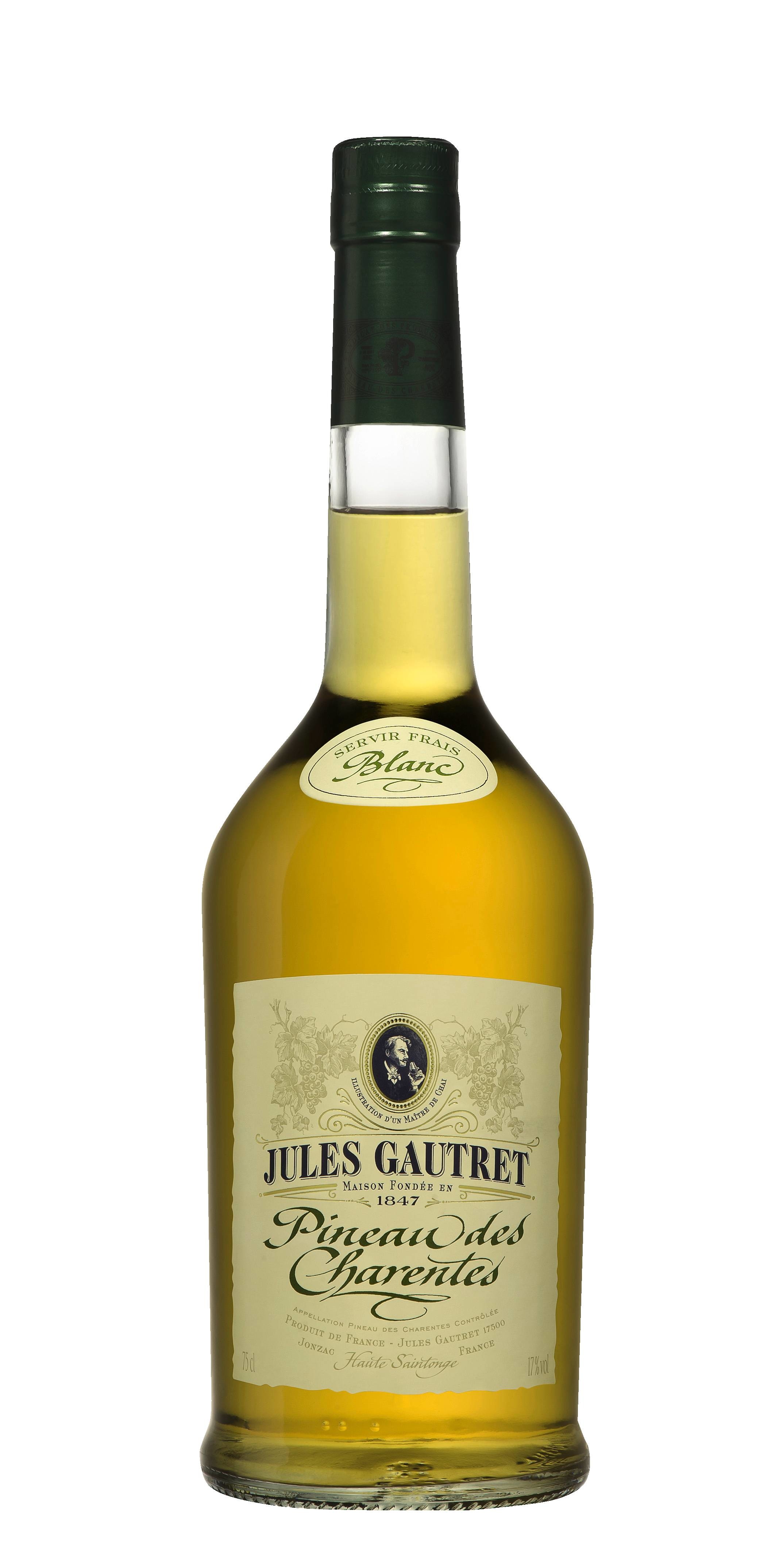 AOC Pineau des Charentes Blanc JULES GAUTRET 17% vol. code EAN 3044422100051 