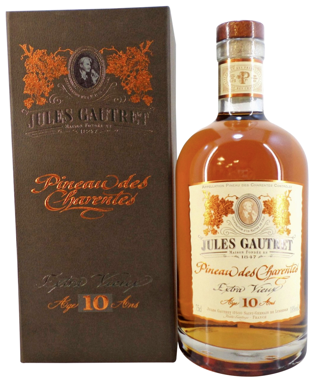 J. Gautret Carafe Pineau des Charentes vieux J. Gautret code EAN 3044422300246 