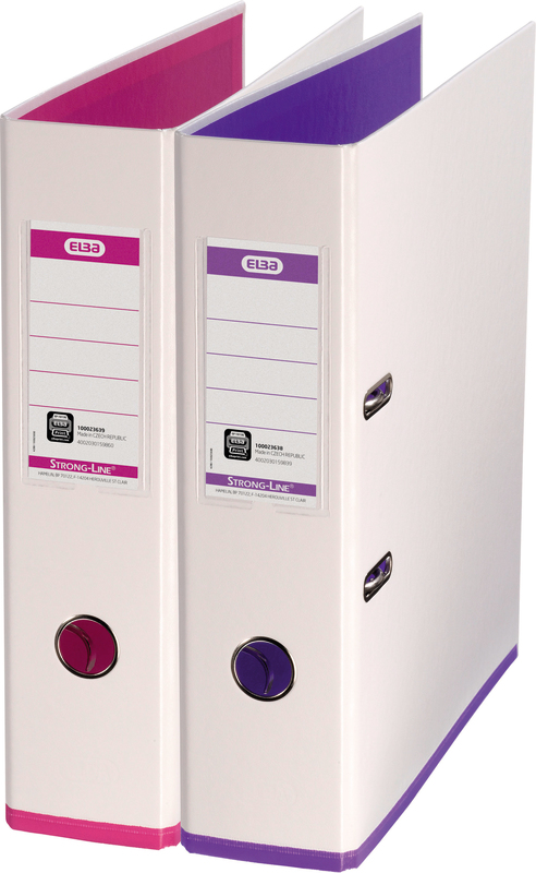 2 CLASSEURS A LEVIER DOS DE 80 MM ELBA