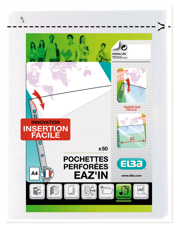 50 POCHETTES PERFOREES EAZ'IN ELBA