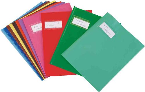 ELBA - Protège-cahiers Styl SMS, 17 x 22 cm - Noir