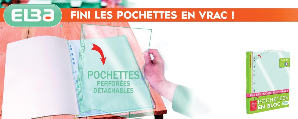BLOC DE 60 POCHETTES