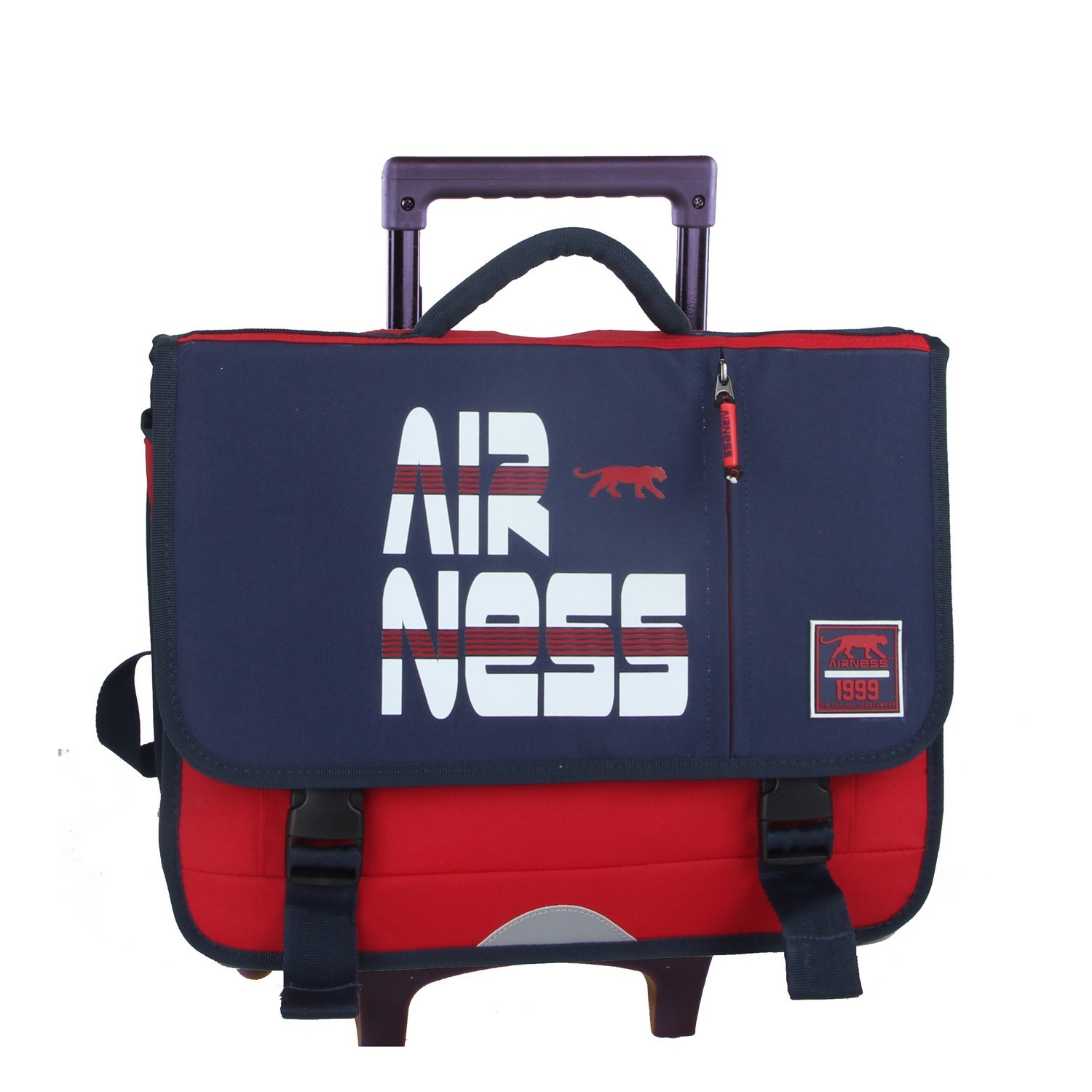 Cartable à roulettes ronde bleue AIRNESS MUTATION