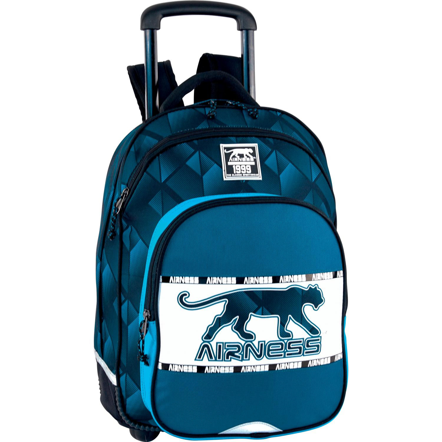 AIRNESS AIRNESS Sac à dos à roulettes 2 compartiments noir  AIRNESS code EAN 3045050444449 