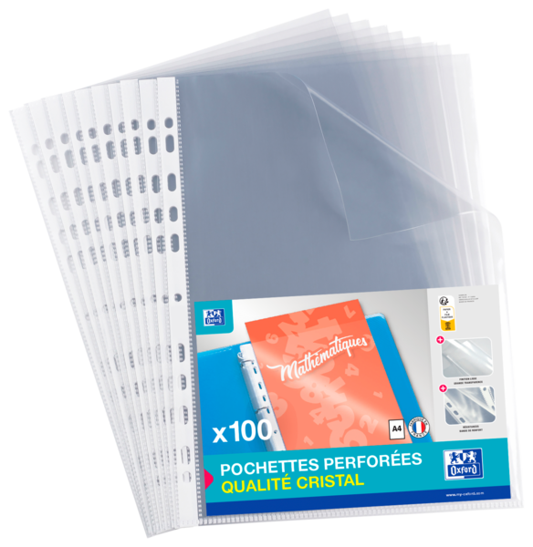 LOT 100 POCHETTES PERFOREES 
OXFORD