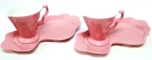 Duo de petit déjeuner 2 tasses /plateaux porte ...