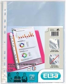 50 POCHETTES PERFORÉES