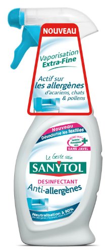Désodorisant désinfectant textiles anti-allergè...