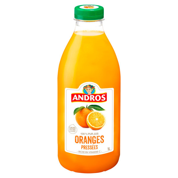  Jus D'oranges Pressés 100% Pur Jus Andros code EAN 3045320104141 