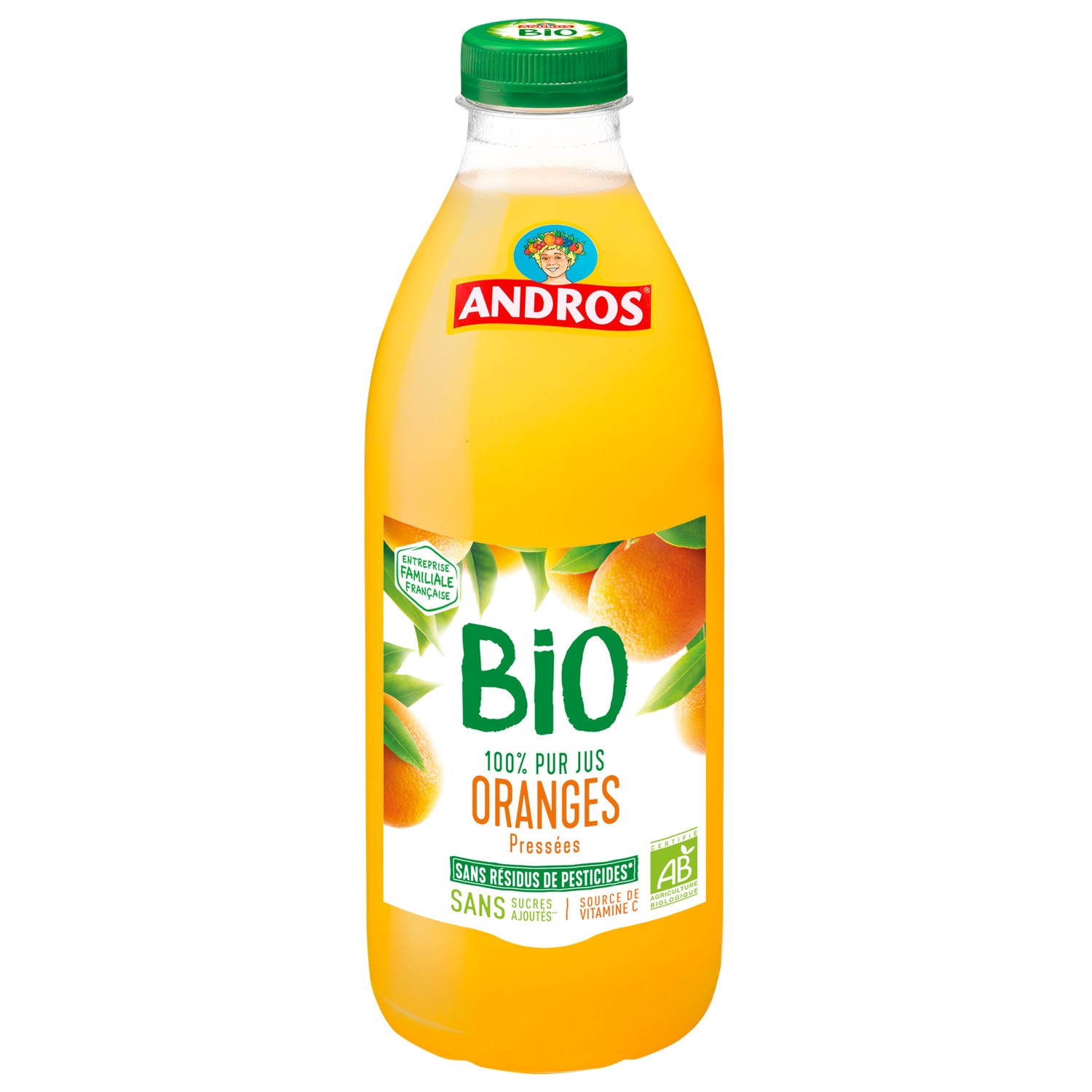 Jus d'orange 100 % pur jus sans sucres ajoutés ...