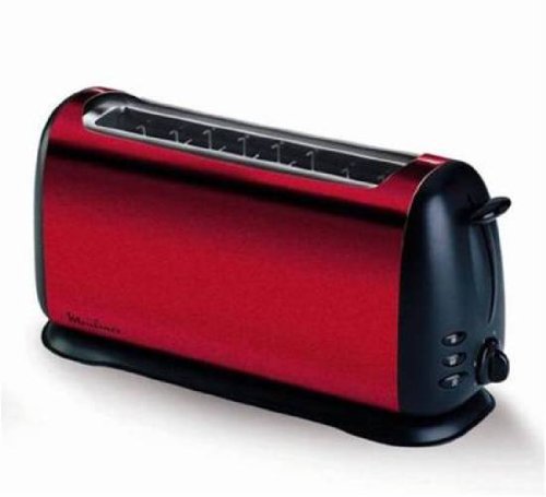 Tl176530 subito grille-pain inox rouge