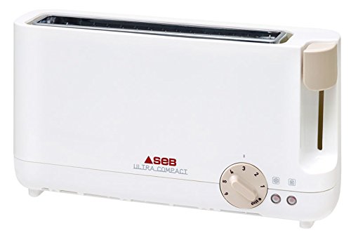 Seb TL210101 Grille-Pain Ultra Compact Blanc