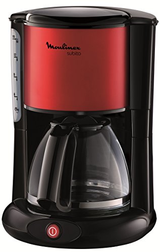 Fg360d11 subito cafetière noir/inox rouge