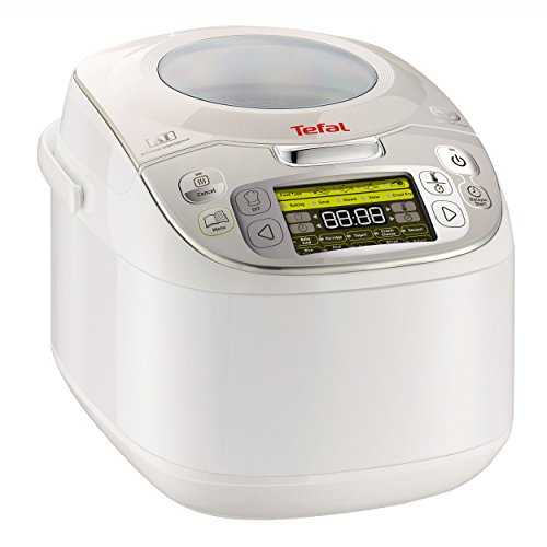 Rk8121 multicuiseur 45 en 1, 750 w, capacité 5 l, 45 fonctions de cuisson, fonction maintien au chaud, écran lcd, avec livre de recettes blanc 3045386371587 Tefal Rk8121 multicuiseur 45 en 1, 750 w, capacité 5 l, 45 fonctions de cuisson, fonction maintien au chaud, écran lcd, avec livre de recettes blanc 3045386371587 Tefal